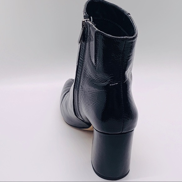 Sam Edelman Hilty 2 Black Patent Ankle Bootie Sz 9 - Picture 7 of 16
